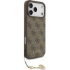 Guess 4G Charms Collection MagSafe case for iPhone 17 Pro Max brown - (GUHMP17XGF4GCW)