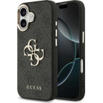 Guess Case 4G Big 4G Classic Logo for iPhone 17 black gold - (GUHCP17S4GMGCGR)