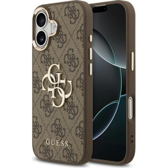 Guess Case 4G Big 4G Classic Logo for iPhone 17 brown gold - (GUHCP17S4GMGCBR)