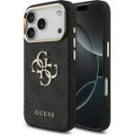 Guess Case 4G Big 4G Classic Logo for iPhone 17 Pro black gold - (GUHCP17L4GMGCGR)