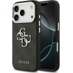 Guess Case 4G Big 4G Classic Logo for iPhone 17 Pro Max black silver - (GUHCP17XP4G4SMCK)