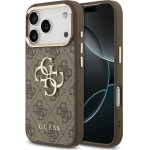 Guess Case 4G Big 4G Classic Logo for iPhone 17 Pro Max brown gold - (GUHCP17X4GMGCBR)
