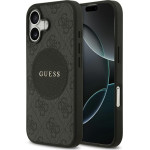 Guess Case 4G Circle Classic Logo MagSafe for iPhone 17 black - (GUHMP17SP4PGRSGK)