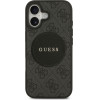 Guess Case 4G Circle Classic Logo MagSafe for iPhone 17 black - (GUHMP17SP4PGRSGK)