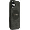 Guess Case 4G Circle Classic Logo MagSafe for iPhone 17 black - (GUHMP17SP4PGRSGK)