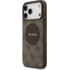 Guess Case 4G Circle Classic Logo MagSafe for iPhone 17 Pro Max brown - (GUHMP17XP4PGRSGW)