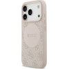 Guess Case 4G Circle Classic Logo MagSafe for iPhone 17 Pro pink - (GUHMP17LP4PGRSGP)