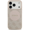 Guess Case 4G Circle Classic Logo MagSafe for iPhone 17 Pro pink - (GUHMP17LP4PGRSGP)