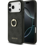 Guess Case 4G Ring Stand for iPhone 17 Pro Max black - (GUHCP17X4GMRGR)