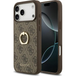 Guess Case 4G Ring Stand for iPhone 17 Pro Max brown - (GUHCP17X4GMRBR)