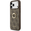 Guess Case 4G Ring Stand for iPhone 17 Pro Max brown - (GUHCP17X4GMRBR)