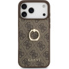 Guess Case 4G Ring Stand for iPhone 17 Pro Max brown - (GUHCP17X4GMRBR)