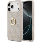 Guess Case 4G Ring Stand for iPhone 17 Pro Max pink - (GUHCP17X4GMRPI)