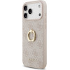 Guess Case 4G Ring Stand for iPhone 17 Pro Max pink - (GUHCP17X4GMRPI)