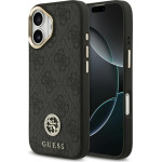 Guess Case 4G Strass Logo MagSafe for iPhone 17 black - (GUHMP17SP4GRMDEK)