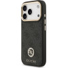 Guess Case 4G Strass Logo MagSafe for iPhone 17 Pro black - (GUHMP17LP4GRMDEK)