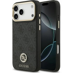 Guess Case 4G Strass Logo MagSafe for iPhone 17 Pro Max black - (GUHMP17XP4GRMDEK)