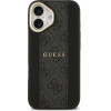 Guess Case 4G Stripe MagSafe for iPhone 17 black - (GUHMP17SPG4SEMCK)