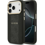 Guess Case 4G Stripe MagSafe for iPhone 17 Pro black - (GUHMP17LPG4SEMCK)