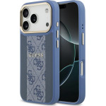 Guess Case 4G Stripe MagSafe for iPhone 17 Pro blue - (GUHMP17LPG4SEMCB)