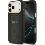 Guess Case 4G Stripe MagSafe for iPhone 17 Pro Max black - (GUHMP17XPG4SEMCK)