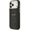 Guess Case 4G Stripe MagSafe for iPhone 17 Pro Max black - (GUHMP17XPG4SEMCK)