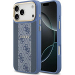 Guess Case 4G Stripe MagSafe for iPhone 17 Pro Max blue - (GUHMP17XPG4SEMCB)