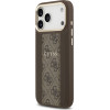 Guess Case 4G Stripe MagSafe for iPhone 17 Pro Max brown - (GUHMP17XPG4SEMCW)