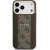 Guess Case 4G Stripe MagSafe for iPhone 17 Pro Max brown - (GUHMP17XPG4SEMCW)