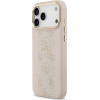 Guess Case 4G Stripe MagSafe for iPhone 17 Pro Max pink - (GUHMP17XPG4SEMCP)