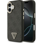 Guess Case 4G Triangle Logo MagSafe for iPhone 17 black gold - (GUHMP17SP4GTDGMK)