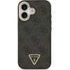 Guess Case 4G Triangle Logo MagSafe for iPhone 17 black gold - (GUHMP17SP4GTDGMK)