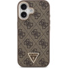 Guess Case 4G Triangle Logo MagSafe for iPhone 17 brown gold - (GUHMP17SP4GTDGMW)