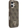 Guess Case 4G Triangle Logo MagSafe for iPhone 17 brown gold - (GUHMP17SP4GTDGMW)