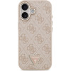 Guess Case 4G Triangle Logo MagSafe for iPhone 17 pink gold - (GUHMP17SP4GTDGMP)