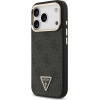 Guess Case 4G Triangle Logo MagSafe for iPhone 17 Pro black gold - (GUHMP17LP4GTDGMK)