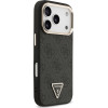 Guess Case 4G Triangle Logo MagSafe for iPhone 17 Pro black gold - (GUHMP17LP4GTDGMK)