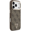 Guess Case 4G Triangle Logo MagSafe for iPhone 17 Pro brown gold - (GUHMP17LP4GTDGMW)