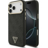 Guess Case 4G Triangle Logo MagSafe for iPhone 17 Pro Max black gold - (GUHMP17XP4GTDGMK)