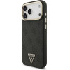 Guess Case 4G Triangle Logo MagSafe for iPhone 17 Pro Max black gold - (GUHMP17XP4GTDGMK)
