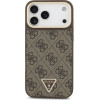 Guess Case 4G Triangle Logo MagSafe for iPhone 17 Pro Max brown gold - (GUHMP17XP4GTDGMW)