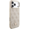 Guess Case 4G Triangle Logo MagSafe for iPhone 17 Pro Max pink gold - (GUHMP17XP4GTDGMP)