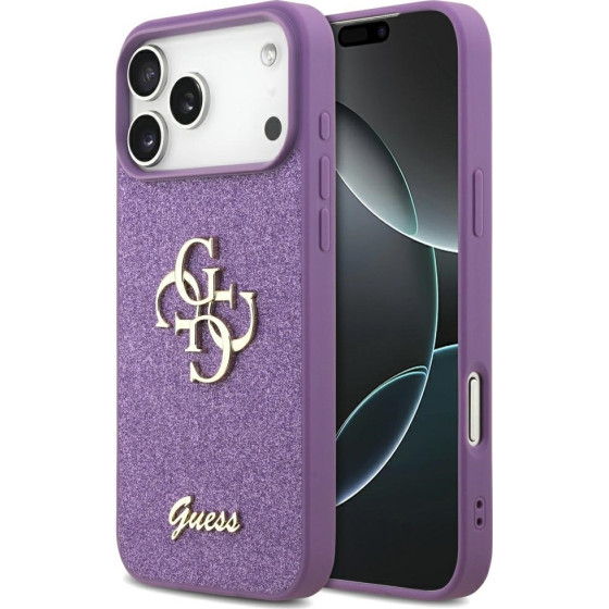 Guess Case Fixed Glitter Big 4G for iPhone 17 Pro Max lilac - (GUHCP17XHG4SGL)