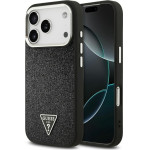 Guess Case Glitter Triangle Logo MagSafe for iPhone 17 Pro black - (GUHMP17LPFGTSCMK)