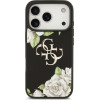 Guess Case Grained Roses & Big 4G Logo for iPhone 17 Pro black - (GUHCP17LPGROP4MK)