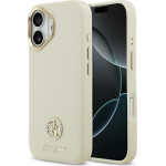 Guess Case Grained Strass Logo MagSafe for iPhone 17 beige - (GUHMP17SPGCRMDEE)