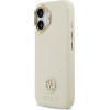 Guess Case Grained Strass Logo MagSafe for iPhone 17 beige - (GUHMP17SPGCRMDEE)