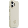Guess Case Grained Strass Logo MagSafe for iPhone 17 beige - (GUHMP17SPGCRMDEE)