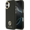 Guess Case Grained Strass Logo MagSafe for iPhone 17 black - (GUHMP17SPGCRMDEK)