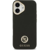 Guess Case Grained Strass Logo MagSafe for iPhone 17 black - (GUHMP17SPGCRMDEK)